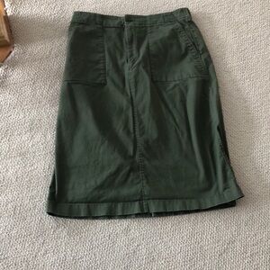 Uniqlo Olive Green Women's Skirt